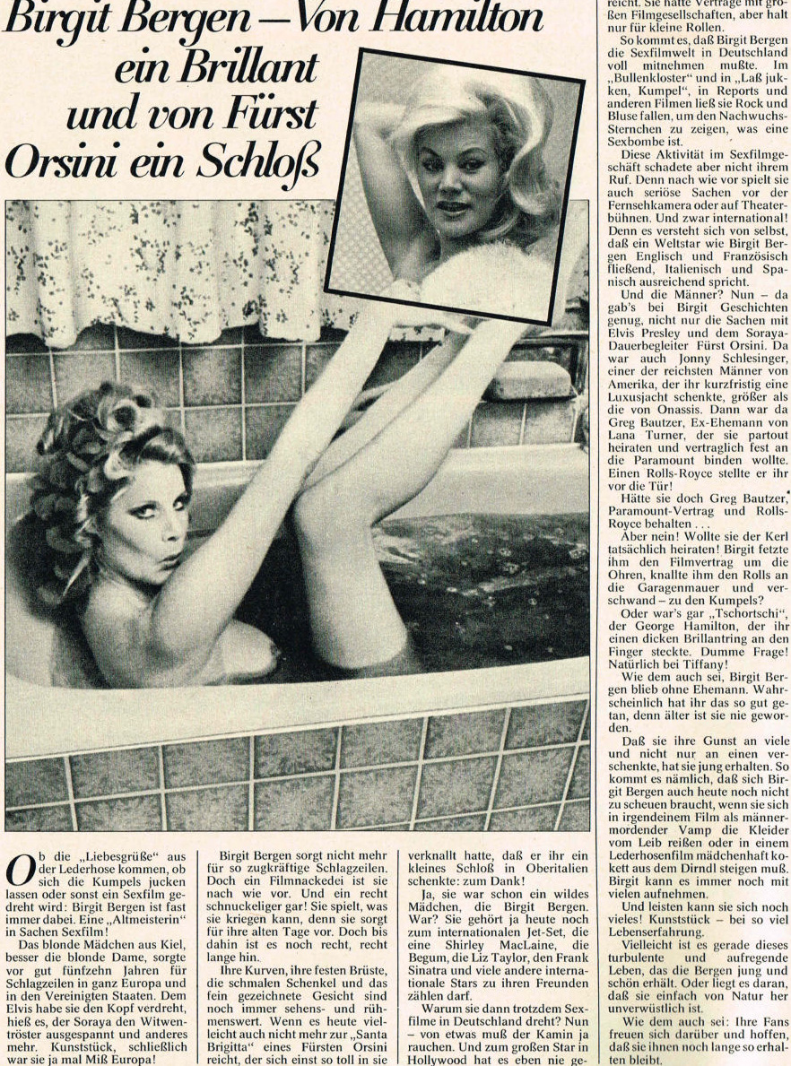 Birgit Bergen nude. Photo - 15