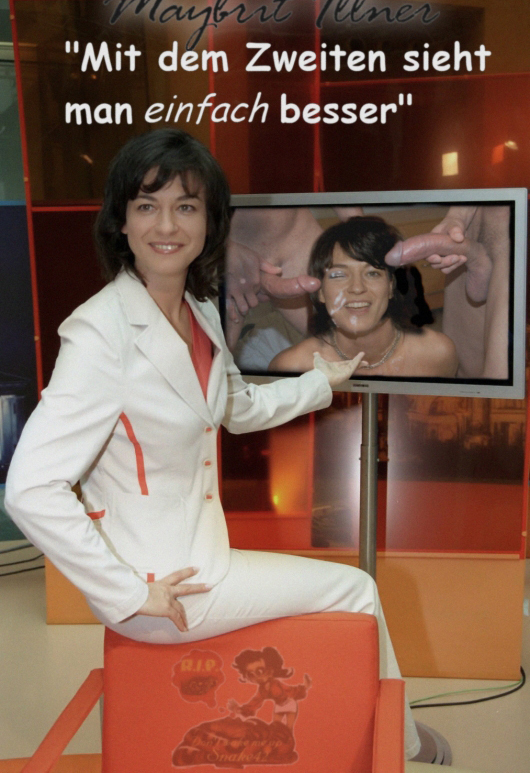 Maybrit Illner nude. Photo - 9