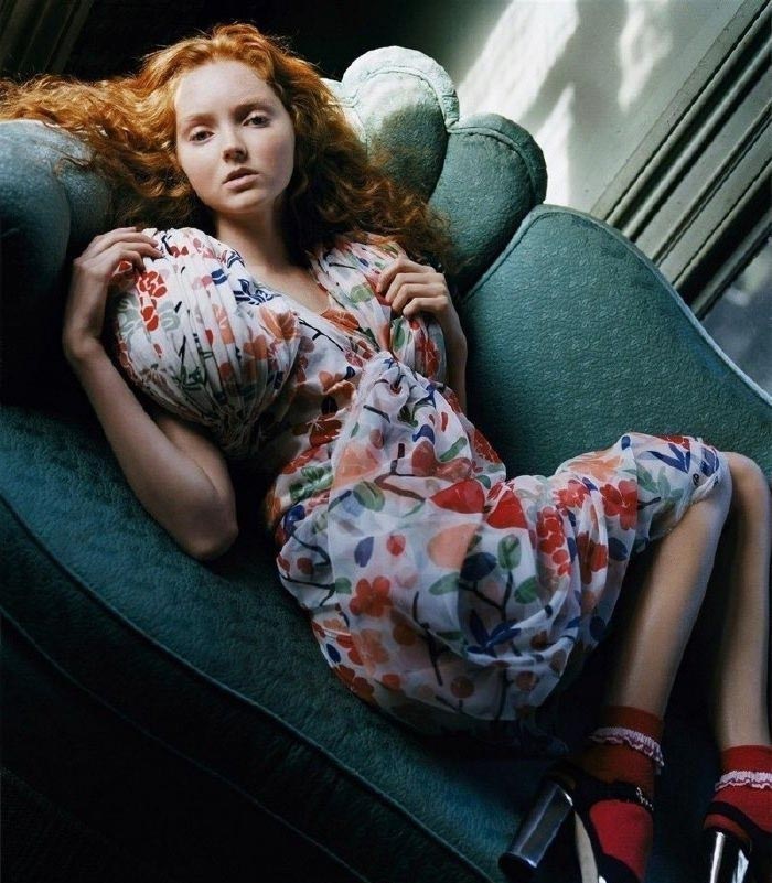 Lily Cole nude. Photo - 11