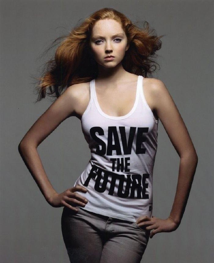Lily Cole nude. Photo - 4