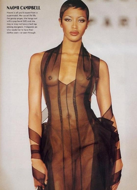 Naomi Campbell nude. Photo - 4