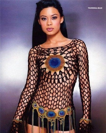 Vanessa Mae nude. Photo - 4