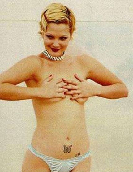 Drew Barrymore nude. Photo - 2