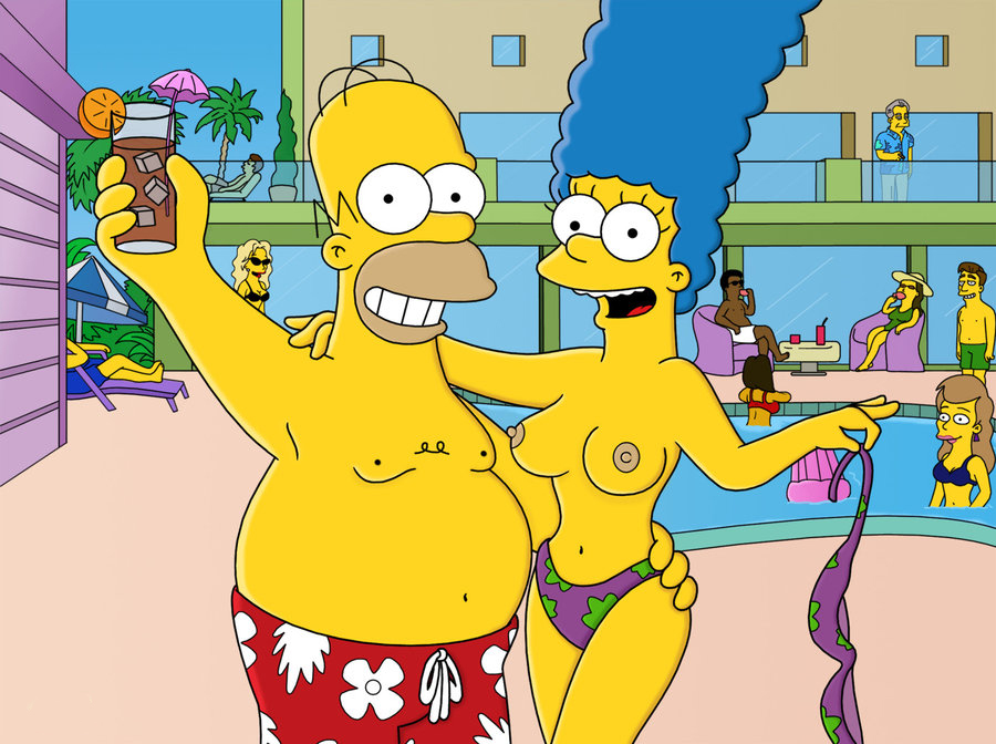 Marge Simpson nude. Photo - 6