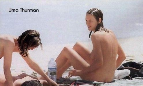 Uma Thurman nude. Photo - 4